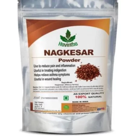 Havintha Nagkesar Powder (Ochrocarpus Longifolius) Cobra's Saffron, Mesua Ferra (100 g)