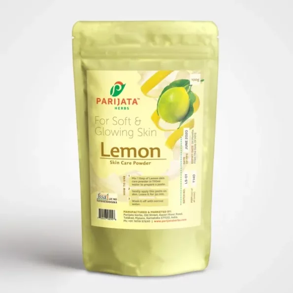 Parijata Herbs Lemon Peel Powder - 100GM available on Herbkart