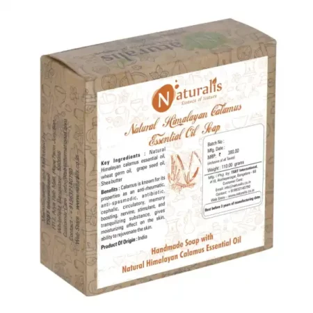 Naturalis Handmade Soap With Natural Calamus Essential Oil- Rejuvenate The Skin