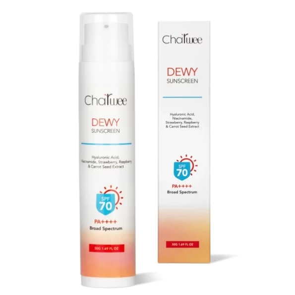 Charwee Dewy Hyaluronic Acid Sunscreen - 50g | With Broad-Spectrum UV protection and SPF 70 PA++++, Herbkart8t771HVhWjxw5L.webp,