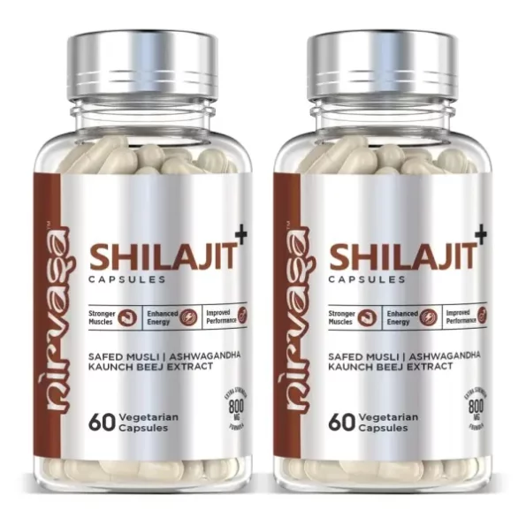 Nirvasa Pure Shilajit Capsules With Safed Musli, Ashwagandha, Kaunch Beej For Good Health/ 800Mg/ 60 X 2 Veg Capsules, Herbkart8t761VQvJcyuLL.webp, Herbkart8t761VQvJcyuLL