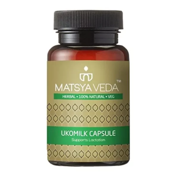 Matsya Veda UkoMilk Herbal Supplement Supports Lactation For Breastfeeding Mothers - 60 Capsule, Herbkart8t7412oEGHPBUL.webp, Herbkart8t7412oEGHPBUL