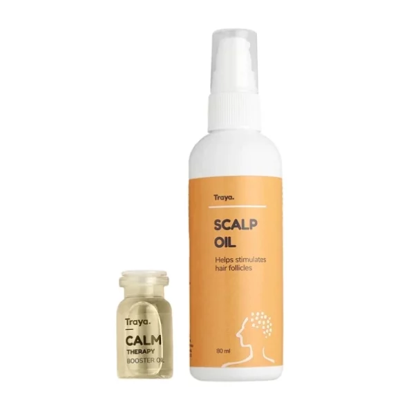 Traya Scalp Oil with Calm Oil Shots for Stress Relief and Calm Sleep (87ml), Herbkart8t751zxMb14faL.webp,