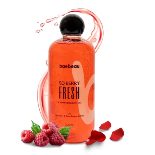 Baebeau So Berry Fresh Moisturizing Body Wash & Shower Gel - 300ml, Herbkart8t761Zj9LWT7jL.webp, Herbkart8t761Zj9LWT7jL