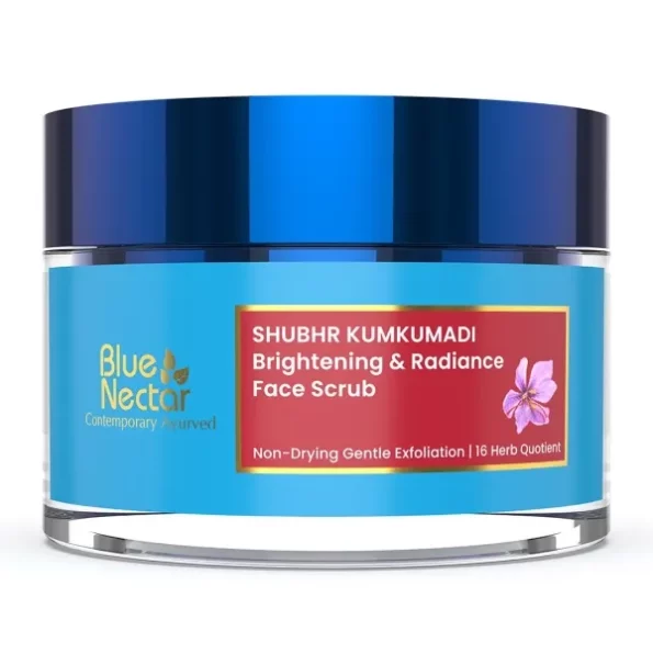 Blue Nectar Kumkumadi Oil Face Scrub For Glowing Skin (16 Herbs, 50Gm), Herbkart8t761uXT-r8ycL.webp, Herbkart8t761uXT r8ycL