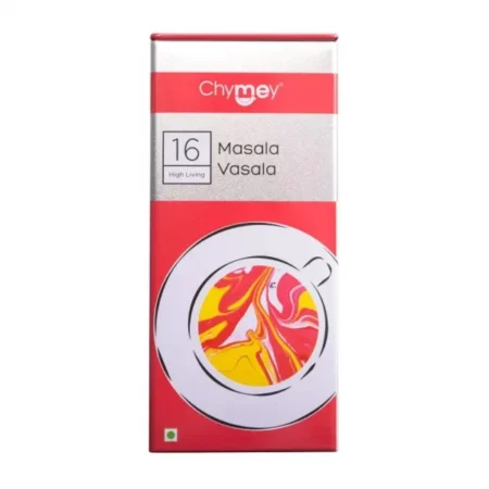 Chymey Masala Vasala Black Tea | 100g Loose Leaf Tin | Whole Leaf Tea | Natural Ingredients: Ginger, Cinnamon, Cardamom, Clove, Nutmeg, Black Pepper