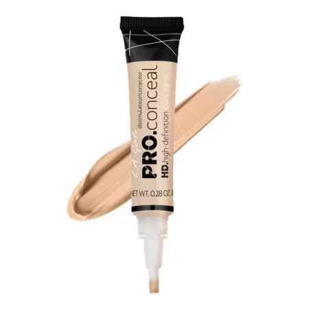 L.A Girl- Hd Pro Conceal -Porcelain | Soft brush tip for easy application | Crease resistant | Blendable and buildable formula | Concealer provides natural coverage | 8 g