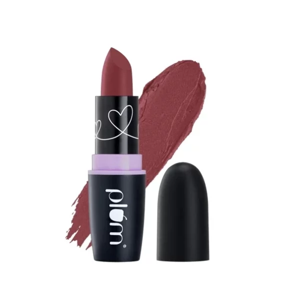 Plum Matterrific Lipstick, Highly Pigmented, Nourishing & Non-Drying, 100% Vegan & Cruelty Free, Make A Mauve - 134 (Deep Mauve), Herbkart8t751bRwTNRkyL.webp, Herbkart8t751bRwTNRkyL