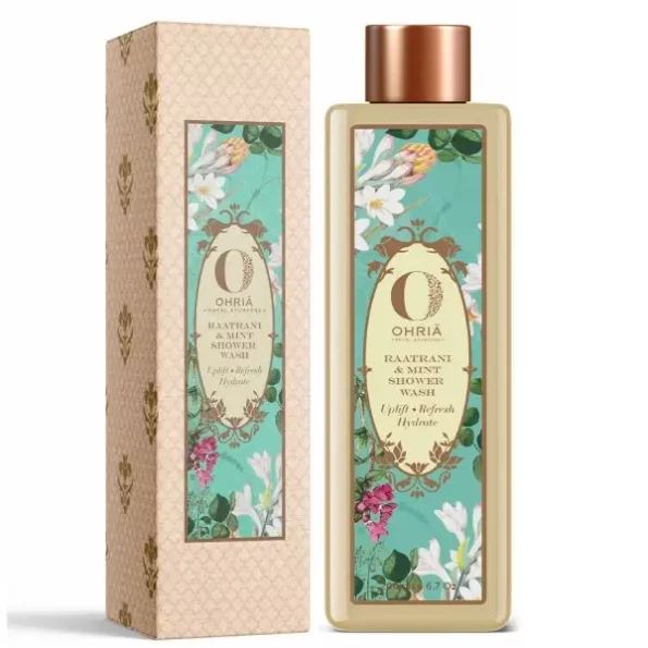 Ohria Ayurveda Raatrani & Mint Shower Wash, Uplift, Refresh & Hydrates - 200ml, Herbkart8t771XUUBSO2VL.webp, Herbkart8t771XUUBSO2VL