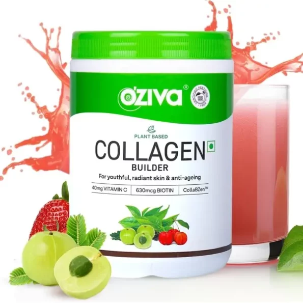 OZiva Vegan Collagen (Tangy Amla) with Biotin & Vitamin C, 250g, Herbkart8t76136t-E8OiL.webp, Herbkart8t76136t E8OiL