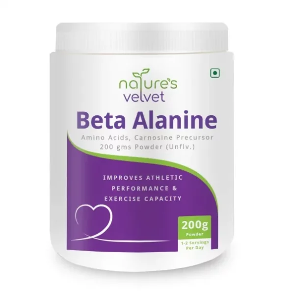 Nature's Velvet Beta - Alanine Powder (200gms) - Unflavored, Herbkart8t761yXkBP20J20L.webp, Herbkart8t761yXkBP20J20L