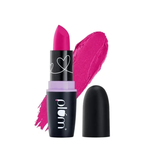 Plum Matterrific Lipstick, Highly Pigmented, Nourishing & Non-Drying, 100% Vegan & Cruelty Free, Sink In Pink - 136 (Fuchsia Pink) available on Herbkart