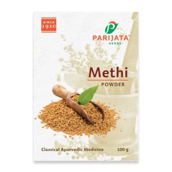 Parijata Herbs Methi/Fenugreek Powder - 100gm available on Herbkart