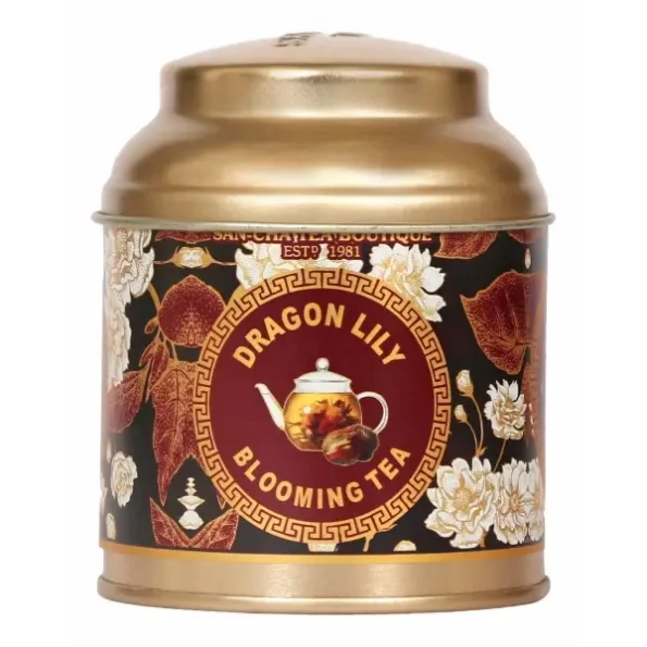 SAN-CHA Tea Boutique, Dragon Lily Blooming Tea, Flowering Tea, Ornamental Tea, Hand Woven, Osmanthus & Lily Flower Tea, Blooming Tea Flower, Green Tea, 190 Gram, Herbkart8t771iYn6UsRFL.webp, Herbkart8t771iYn6UsRFL