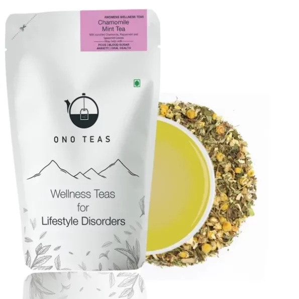 Ono Teas Chamomile Mint Herbal Tea Imported Egyptian Chamomile Flower Buds & Petals with Peppermint and Spearmint 50 g (25 cups)…, Herbkart8t761JPRP9B620L.webp, Herbkart8t761JPRP9B620L