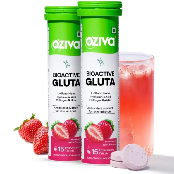 OZiva Bioactive Gluta Fizzy - 30 Effervescent Tablets , Strawberry Swirl, Herbkart8t761etgiyHZ5L.webp, Herbkart8t761etgiyHZ5L