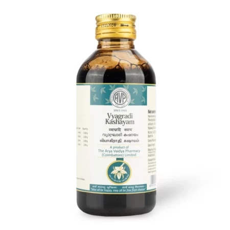 AVP Vyagradi Kashayam 200ML | Manages Cough | Helps in Breathlessness And Rhinitis | Alleviates Pain | Acts As An Anti-Inflammatory Agent