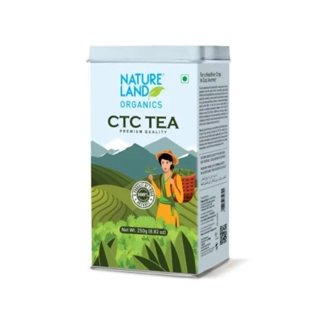 Natureland Organics CTC Tea 250 gm, 100% Organic Strong Black Tea