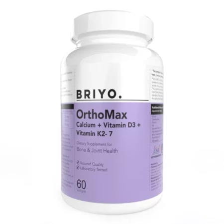 Briyosis Orthomax - Vitamin D3 & K2-M7 + Calcium Dietary Supplement