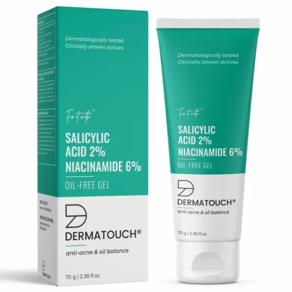 DERMATOUCH Salicylic Acid 2% Niacinamide 6% Anti-Acne Oil - 70G, Herbkart8t7613DlMq7reL.webp, Herbkart8t7613DlMq7reL