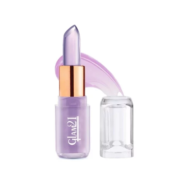 Glam 21 Jelly Pop fruity gel lipstick, 03 - Blueberry Purple, 3.5gm, Herbkart8t741cg2-KLigL.webp, Herbkart8t741cg2 KLigL