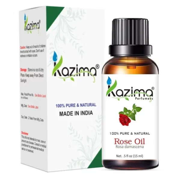 KAZIMA Rose Essential Oil (15ml), Herbkart8t771zm0rbx2bL.webp,