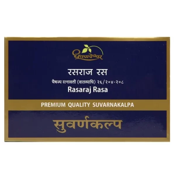 Dhootapapeshwar Rasaraj Rasa - 60 Tab available on Herbkart