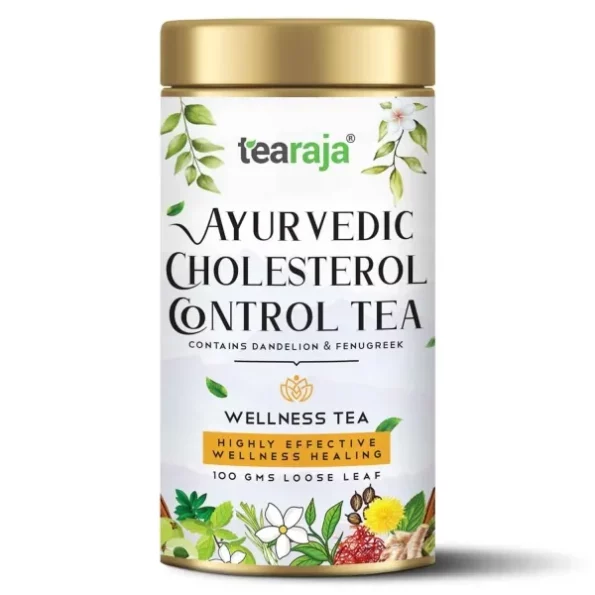 TeaRaja Ayurvedic Cholesterol Control Herbal Tea (100 Gms), Herbkart8t761bLqeBvAuL.webp, Herbkart8t761bLqeBvAuL