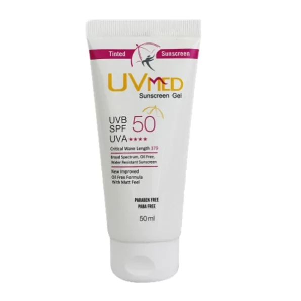 Uvmed Tinted Sunscreen Gel With SPF 50, 50ml, Herbkart8t751udolirNbL.webp, Herbkart8t751udolirNbL