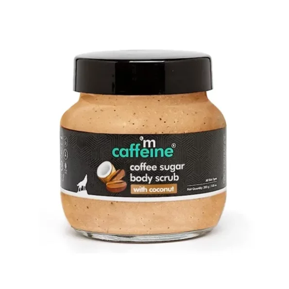 mCaffeine Coffee Sugar Body Scrub with Coconut for Gentle Exfoliation & Smoothening - 250g, Herbkart8t751qMpKf8n4L.webp, Herbkart8t751qMpKf8n4L