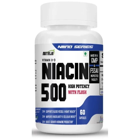 NutriJa Niacin 500 / Vitamin B-3, for Vascularity & Increase Cellular Energy - 60 Capsules, Herbkart8t761Jl9UFuYHL.webp, Herbkart8t761Jl9UFuYHL