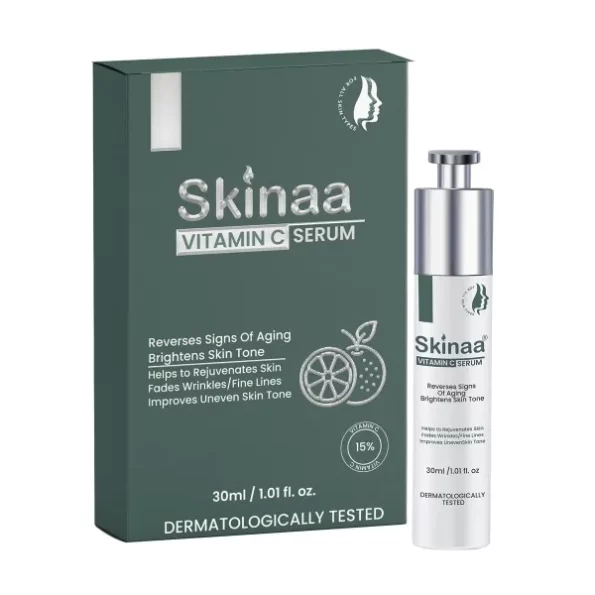 Skinaa Vitamin C Serum - Anti-Aging, Anti-Acne, Brightens Skin Tone, Fades Wrinkles and Fine Lines, Rejuvenates and Clarifies, Oil Control, 30ml for Men & Women, Herbkart8t761nGFwg7LVL.webp, Herbkart8t761nGFwg7LVL