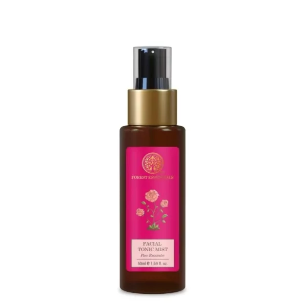 Forest Essentials Travel Size Facial Tonic Mist Pure Rosewater, 50 ml available on Herbkart