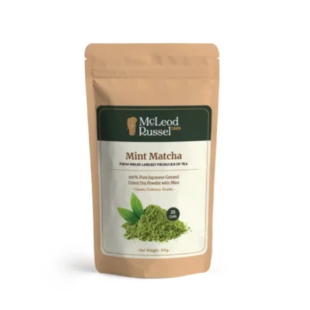 McLeod Russel 1869 - Mint Matcha | 50g | 100% Pure Japanese Matcha Green Tea | Boosts Immunity | Improves Digestion | 25 cups