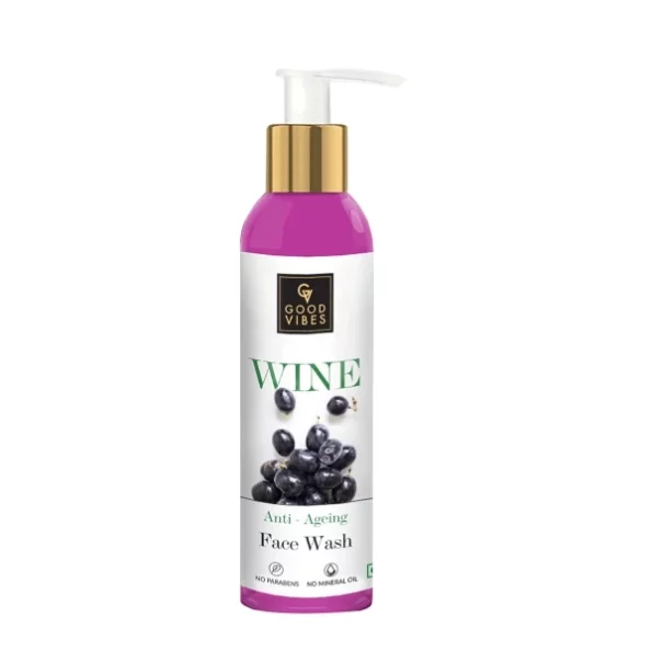 Good Vibes Wine Anti-Ageing Face Wash, 120 ml, Herbkart8t761OC20GG0feS.webp, Herbkart8t761OC20GG0feS