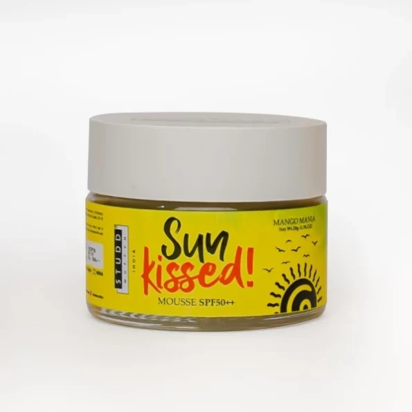 Studd Myffyn, Sun Kissed Mousse, Mango Mania, SPF50++, 50 gram available on Herbkart