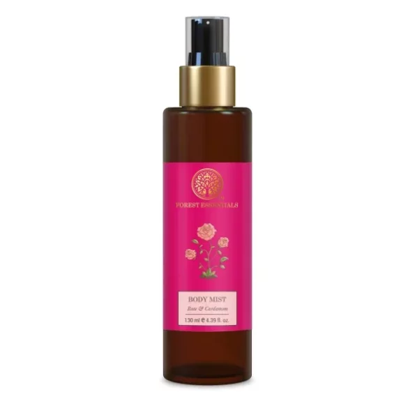 Forest Essentials Body Mist Rose & Cardamom, 130 ml available on Herbkart