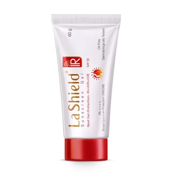 La Shield IR SPF 30 PA +++ Mineral Sunscreen Gel 60g available on Herbkart