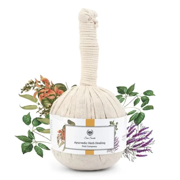 Seer Secrets 100% Natural Ayurvedic Herbal Manual Massager Potli, Pain Relief, Knee, Muscles Relaxation, Neck, Back, Legs, Increase Blood Circulation for Men Women - 180GM, Herbkart8t781RZUQSXqOL.webp, Herbkart8t781RZUQSXqOL