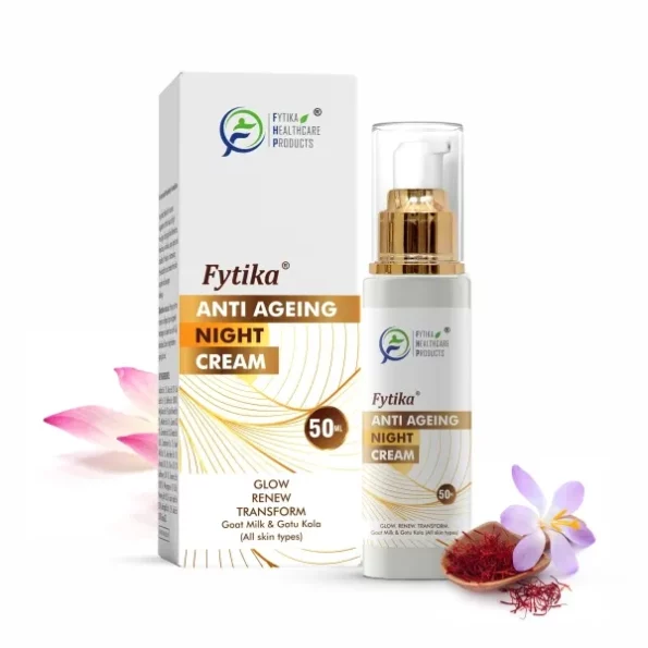 Fytika Anti-Aging Night Cream With Gotu Kola Extract, 50ml, Herbkart8t761JdoDvw8mL.webp, Herbkart8t761JdoDvw8mL