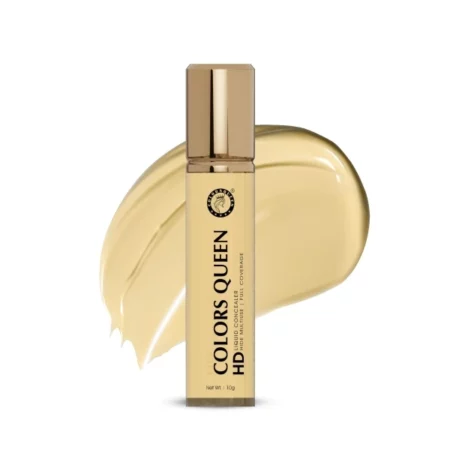 Colors Queen HD Liquid Concealer | Crease Proof, Long Lasting & Lightweight Concealer with Full Coverage | Matte Finish, Easily Blendable Concealer for Face Makeup (Shade - 07, 10g)