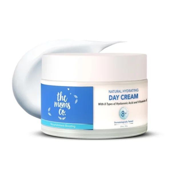 The Moms Co. Natural Hydrating Day Cream With Vitamin E & 8 Types Of HA, SPF 40, 50 GM, Herbkart8t751OOYYChEnL.webp, Herbkart8t751OOYYChEnL