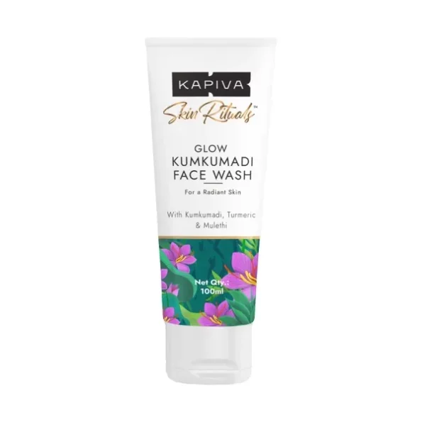 Kapiva Kumkumadi Glow Face Wash available on Herbkart