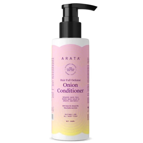 Arata Hair Fall Defense Onion Conditioner- 200 ml, Herbkart8t751U17hEeKPL.webp, Herbkart8t751U17hEeKPL