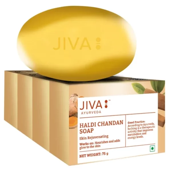 Jiva Haldi Chandan Soap - 75Gm, Herbkart8t77120onhOsjaL.webp, Herbkart8t77120onhOsjaL