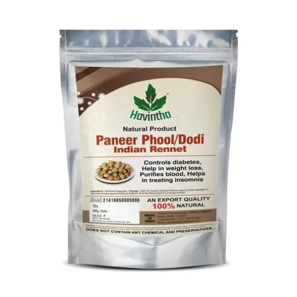 Havintha Natural Indian Paneer Phool/Paneer Doda, Dodi (227 Gram) available on Herbkart