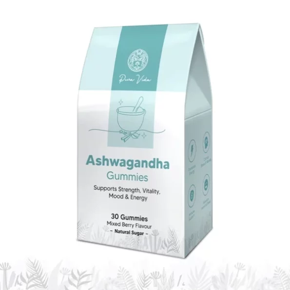 Pura Vida Ayurvedic Ashwagandha Gummies - 30 Gummies, Herbkart8t751uu2USbNPL.webp, Herbkart8t751uu2USbNPL