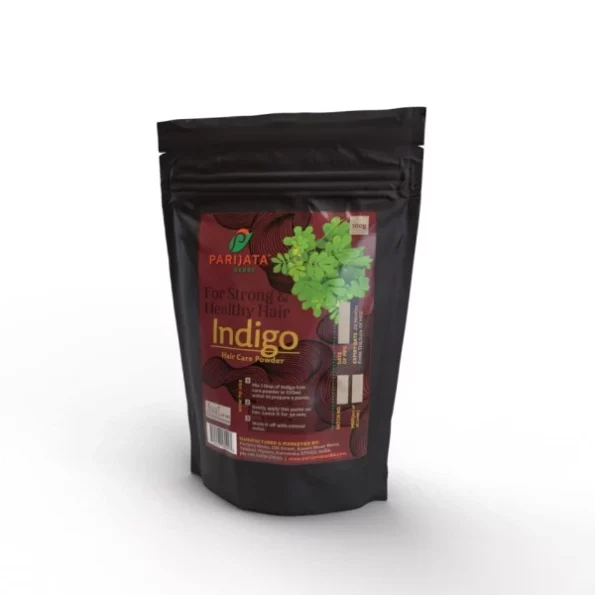 Parijata Herbs Indigo Powder For Hair 100g available on Herbkart