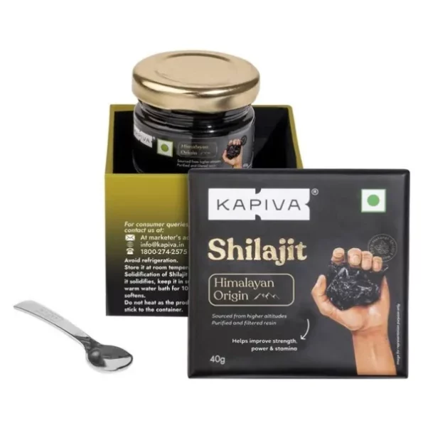 Kapiva Himalayan Shilajit/Shilajeet Resin 40g available on Herbkart