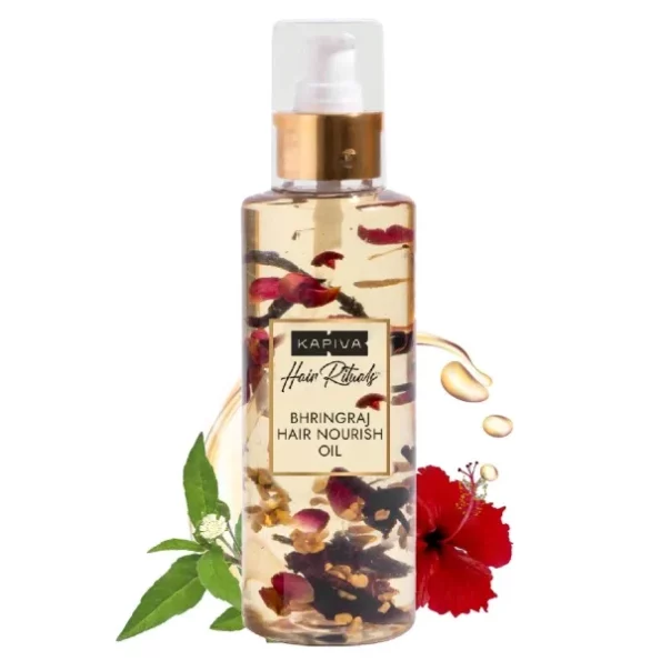 Kapiva Bhringraj Hair Nourishing Oil (200 Ml) available on Herbkart